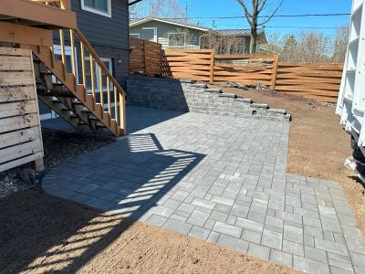 Prescott, WI - County Materials Patio & Retaining Wall