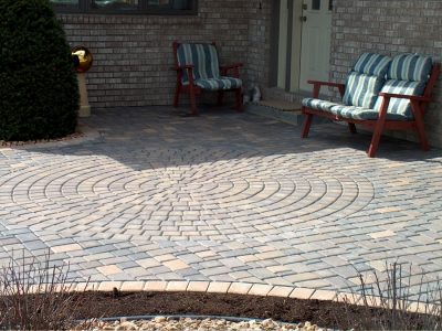 Wilson, WI - Interlock Paver Patio with Circle Pattern