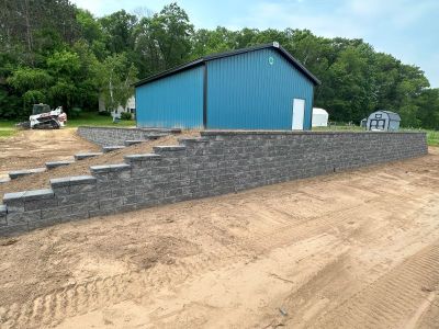 Kinnickinnic Twp. WI - County Materials Tribute Block Wall