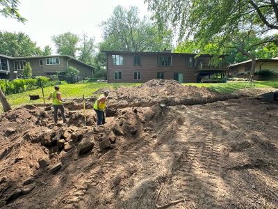 River Falls, WI - Retaining Wall Excavation
