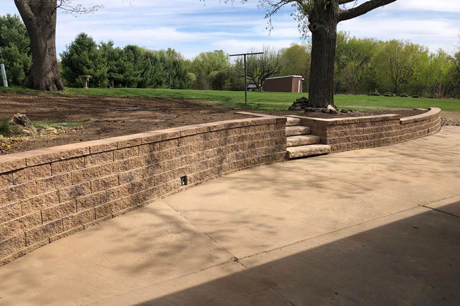 Retaining wall gallery